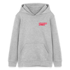 Basic Organic Hoodie – Teen - Grau meliert