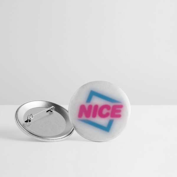 NICE Buttons – Small 25 mm (5er Pack) - Weiß