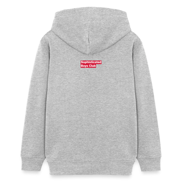 Basic Organic Hoodie – Teen - Grau meliert