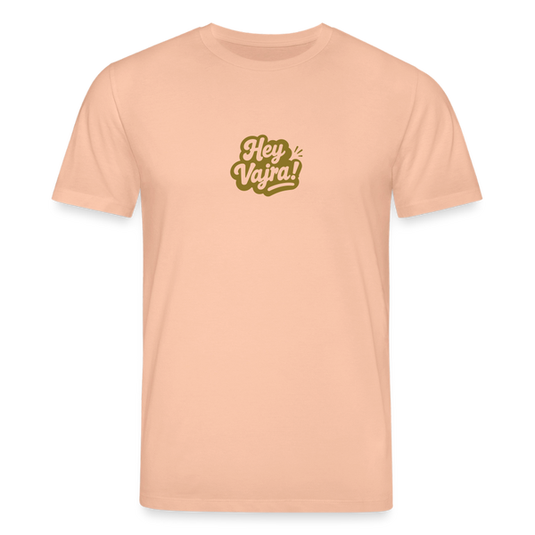 Hey Vajra Gold Organic T-Shirt – Men - Pfirsich