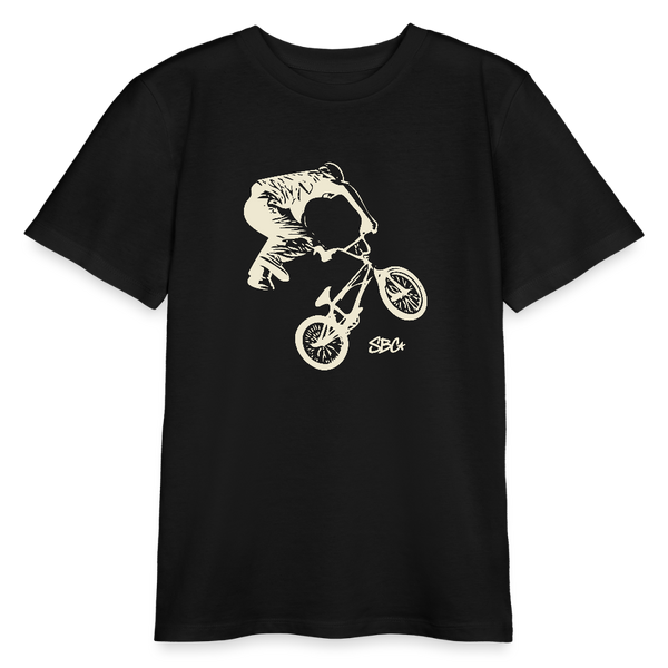 BMX Rider Organic T-Shirt – Teen - Schwarz