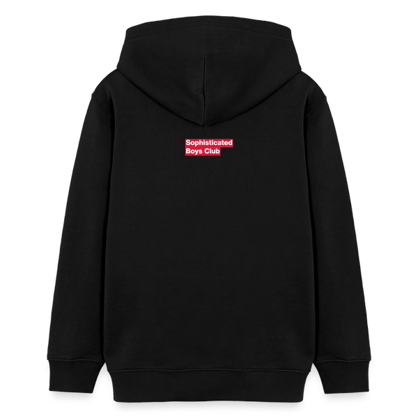 Basic Organic Hoodie – Teen - Schwarz