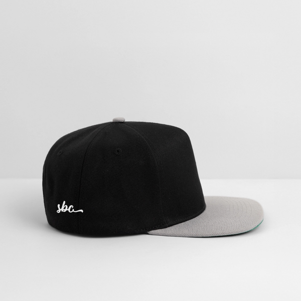 BMX Rider Snapback Cap - Schwarz/Grau