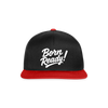 Born Ready Snapback Cap - Schwarz/Rot