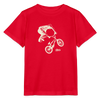 BMX Rider Organic T-Shirt – Kids - Rot