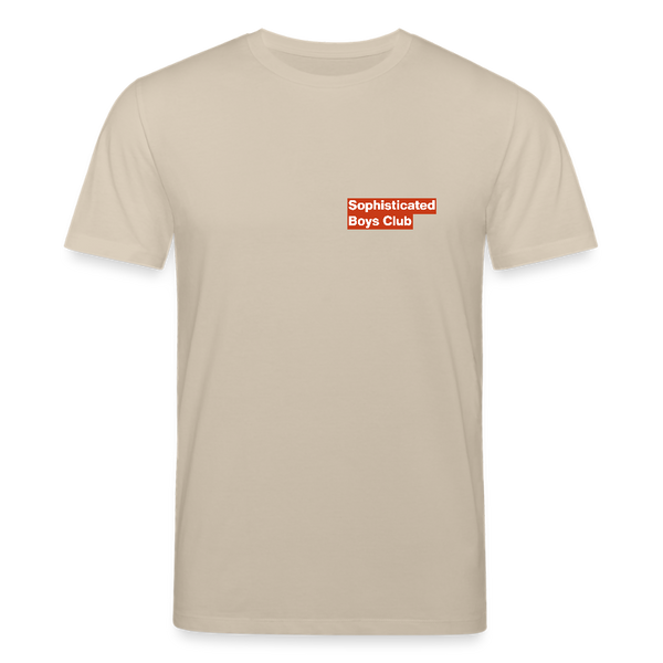 Messenger Organic T-Shirt – Men - Beige