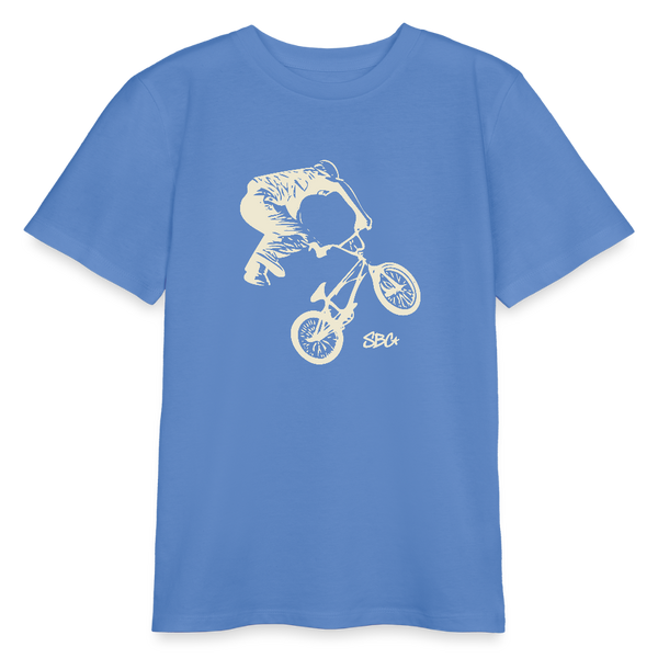 BMX Rider Organic T-Shirt – Teen - Blau