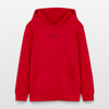 Red Embroidery Organic Hoodie – Teen - Rot