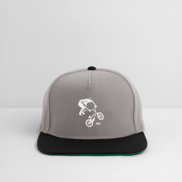 BMX Rider Snapback Cap - Graphit/Schwarz