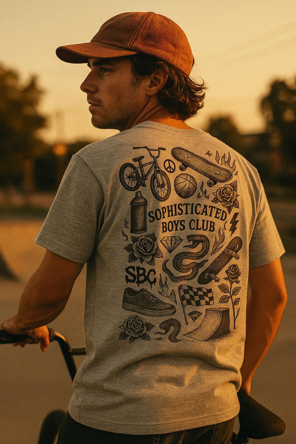 Organic-Streetwear-T-Shirts für Männer