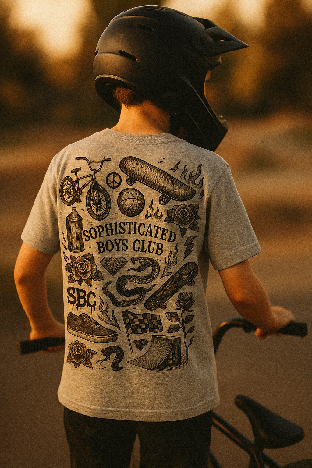 Organic-Streetwear-T-Shirts für Jungen