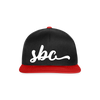 SBC Snapback Cap - Schwarz/Rot