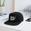 Born Ready Snapback Cap - Schwarz/Schwarz