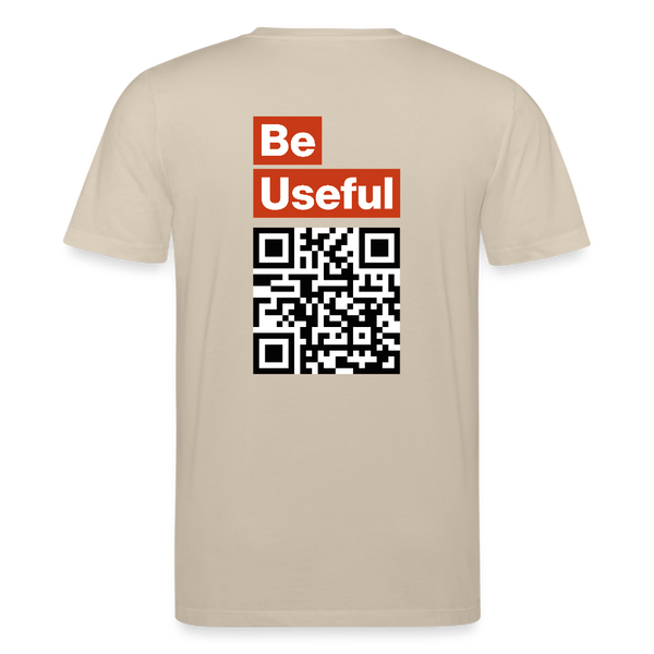 Be Useful Organic T-Shirt – Men - Beige