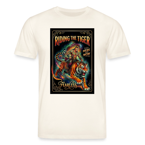 Riding the Tiger Organic T-Shirt – Men - Naturweiß 