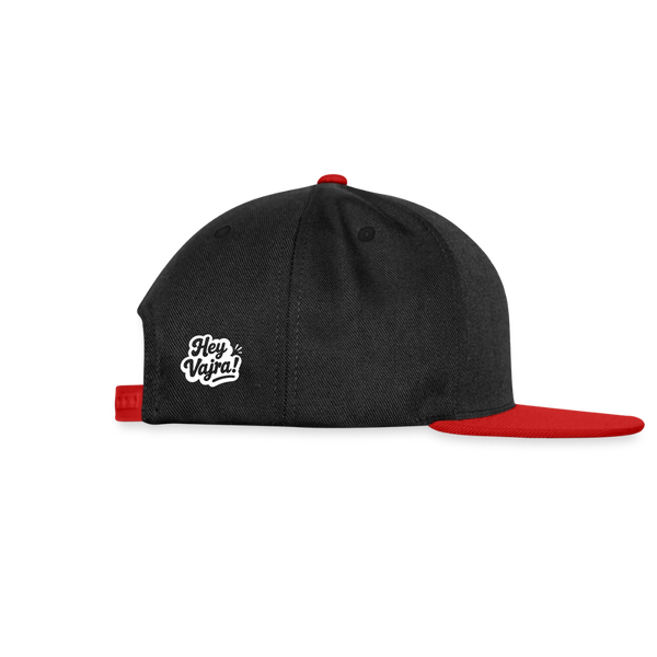 No Time For Ego Snapback Cap - Schwarz/Rot