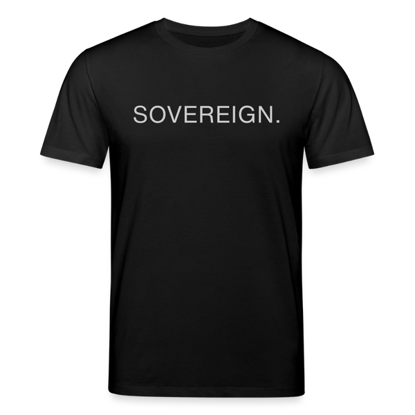 S O V E R E I G N Organic T-Shirt Black – Men - Schwarz