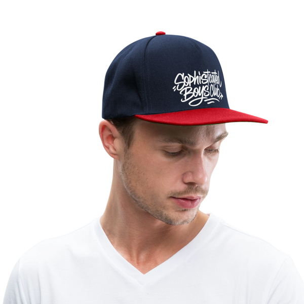 Sophisticated Boys Club Snapback Cap - Navy/Rot