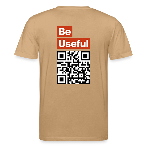 Be Useful Organic T-Shirt – Men - Karamell 