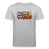 No Time For Ego - Organic T-Shirt – Men - Grau meliert