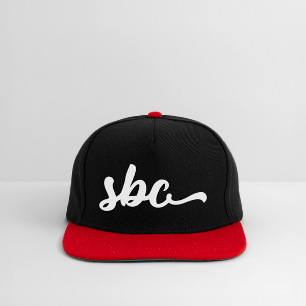 SBC Snapback Cap - Schwarz/Rot