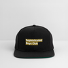 Golden Shower Snapback Cap - Schwarz/Schwarz