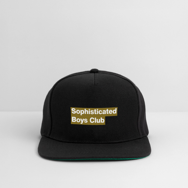 Golden Shower Snapback Cap - Schwarz/Schwarz