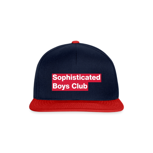 ID Snapback Cap - Navy/Rot