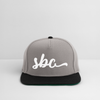 SBC Snapback Cap - Graphit/Schwarz