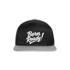 Born Ready Snapback Cap - Schwarz/Grau