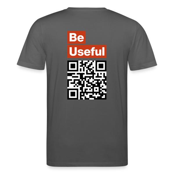 Be Useful Organic T-Shirt – Men - Anthrazit