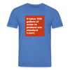 700 Gallons Organic T-Shirt – Men - Achtsames Blau