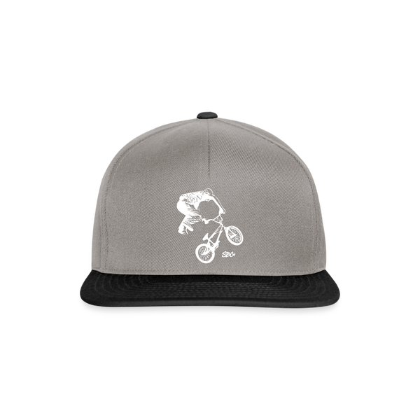 BMX Rider Snapback Cap - Graphit/Schwarz