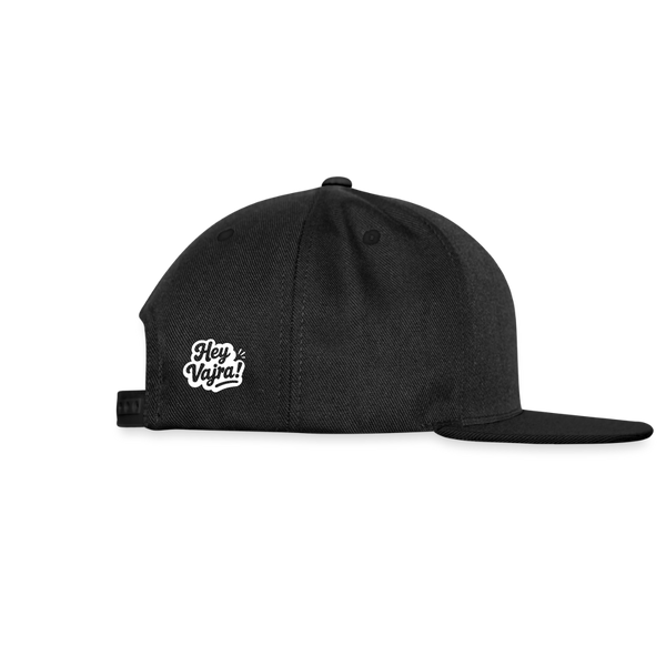 No Time For Ego Snapback Cap - Schwarz/Schwarz