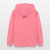 Red Embroidery Organic Hoodie – Teen - Pink 