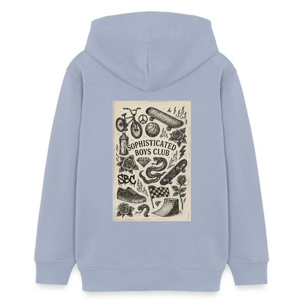 Urban Tattoo Designs Organic Hoodie – Teen - Lavendel-Violett