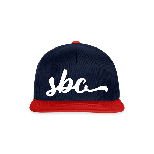 SBC Snapback Cap - Navy/Rot