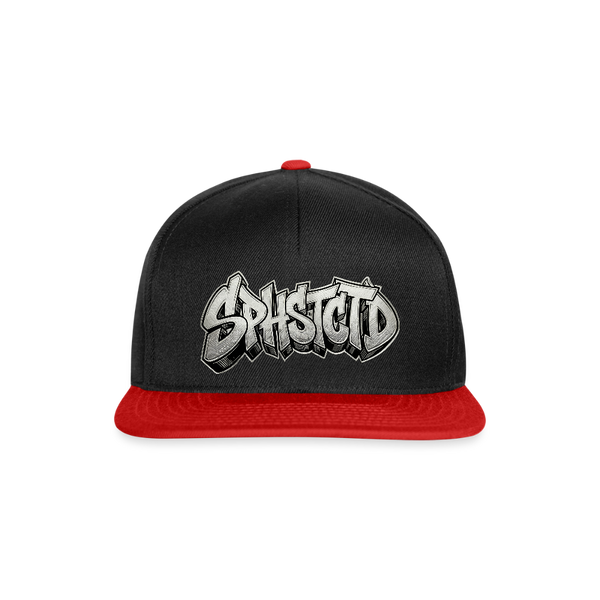 Urban Tattoo SPHSTCTD Snapback Cap - Schwarz/Rot