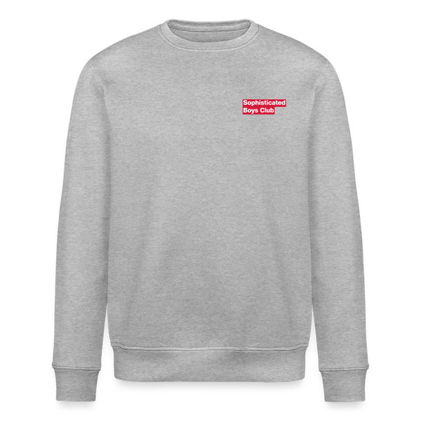 Basic Organic Sweatshirt – Men - Grau meliert