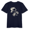 BMX Rider Organic T-Shirt – Teen - Navy