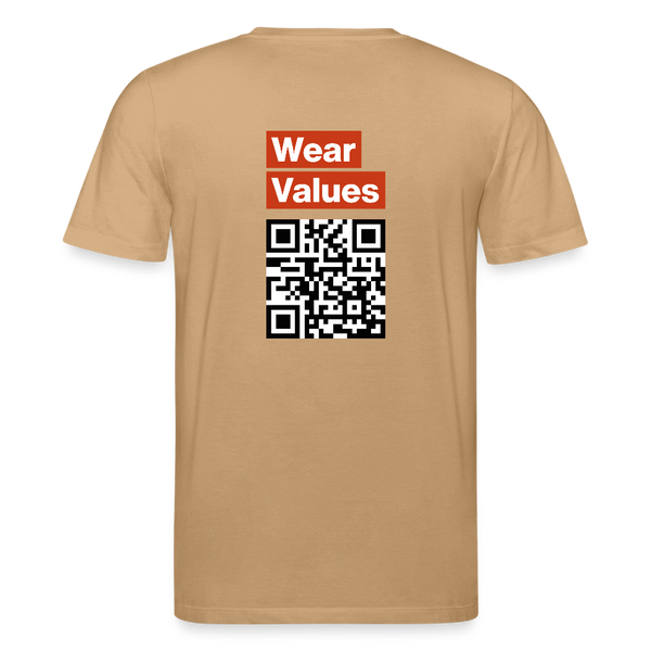 Messenger Organic T-Shirt – Men - Karamell 