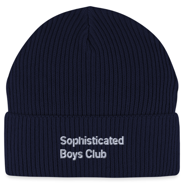 Classic Organic FISHERMAN BEANIE - Navy