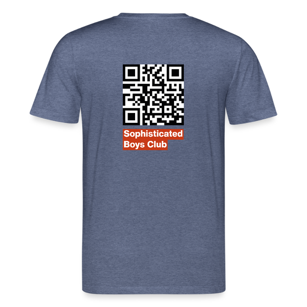 ID Organic T-Shirt – Men - Dunkelblau meliert