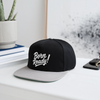 Born Ready Snapback Cap - Schwarz/Grau