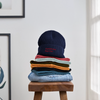Classic Red Organic FISHERMAN BEANIE - Navy
