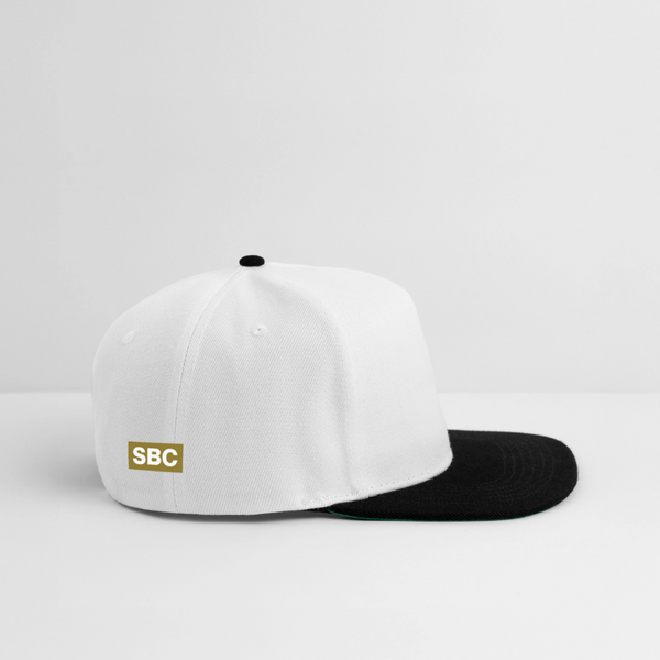 Golden Shower Snapback Cap - Weiß/Schwarz