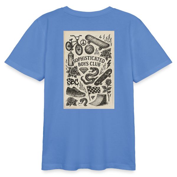 Urban Tattoo Designs Organic T-Shirt – Teen - Blau