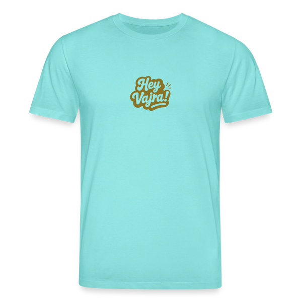 Hey Vajra Gold Organic T-Shirt – Men - Poolblau