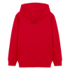 Red Embroidery Organic Hoodie – Teen - Rot