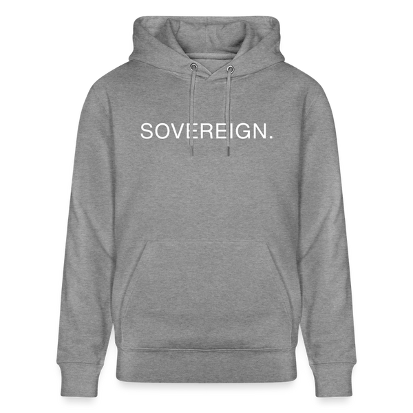 S O V E R E I G N Organic Hoodie Grey – Men - Hellgrau marmoriert